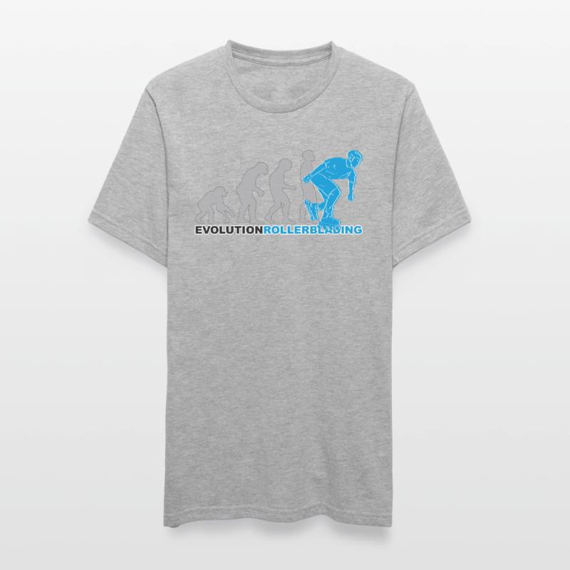 evolution rollerblading, inline skates, skating Unisex Polycotton T-Shirt