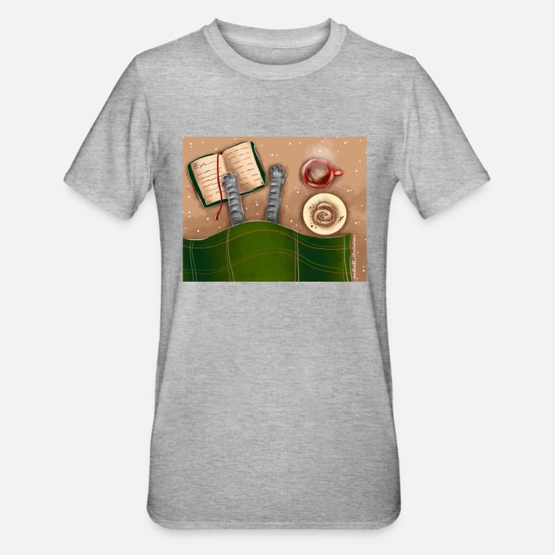 Journée parfaite - T-shirt polycoton Unisexe - gris chiné