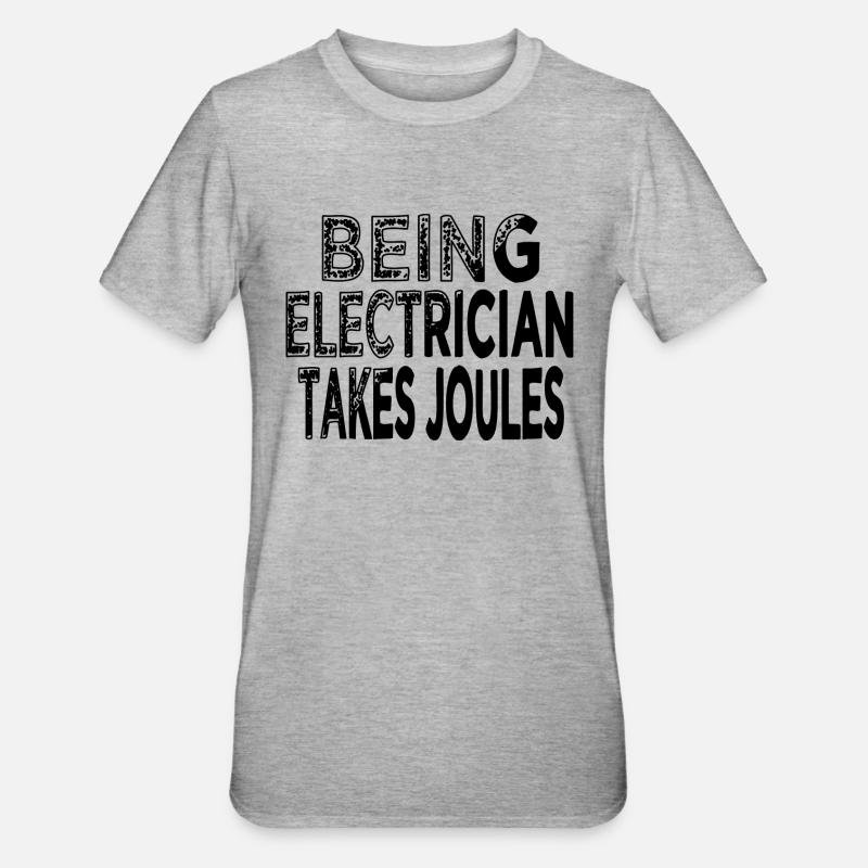 Socket Profession Electrical Engineering Cameraman - Unisex Polycotton T-Shirt - heather grey