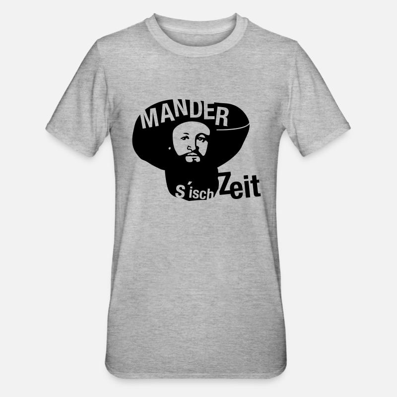 Andreas Hofer 2 - Unisex Polycotton T-Shirt - Grau meliert