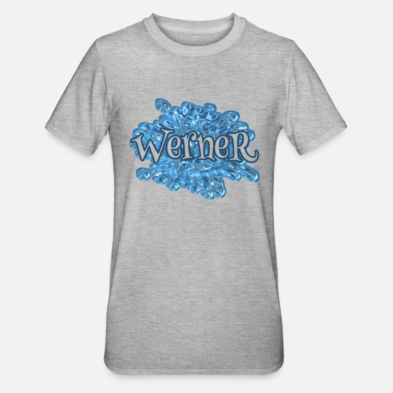 Werner Werner - T-shirt polycoton Unisexe - gris chiné