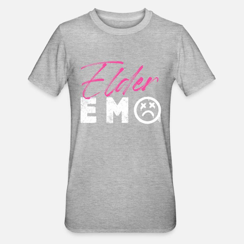 Elderemo - Unisex Polycotton T-Shirt - heather grey