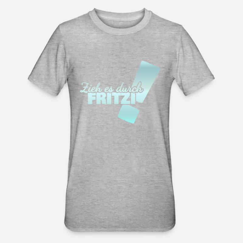 Fritzi - Unisex Polycotton T-Shirt - heather grey