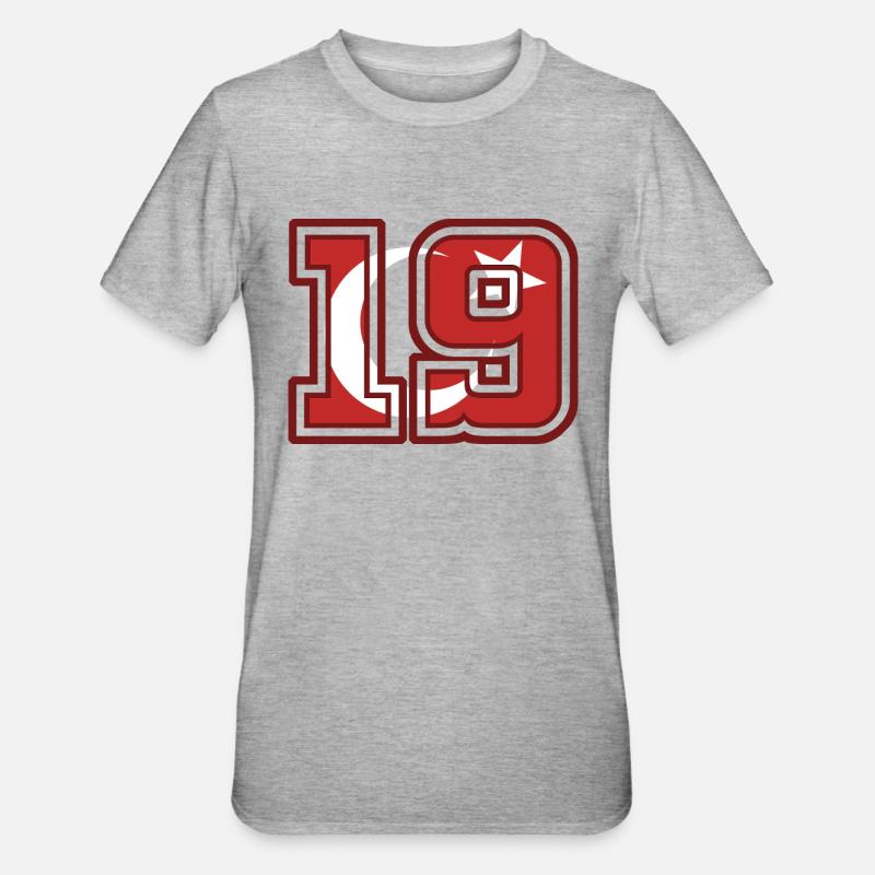 Çorum - T-shirt polycoton Unisexe - gris chiné