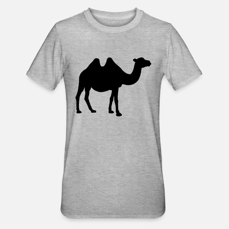Kamel Silhouette - T-shirt polycoton Unisexe - gris chiné