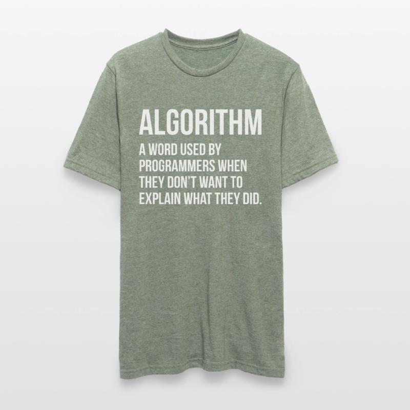 Algorithm Programming Informatic Geschenk Unisex Polycotton T-Shirt