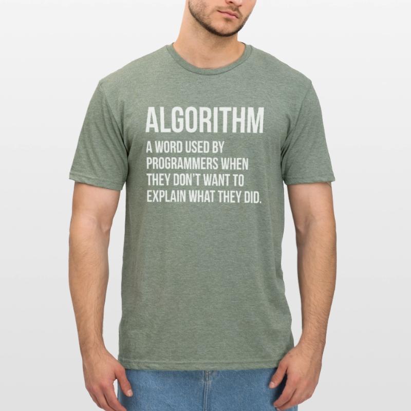 Algorithm Programming Informatic Geschenk Unisex Polycotton T-Shirt