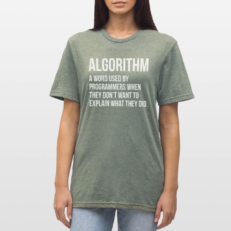 Algorithm Programming Informatic Geschenk Unisex Polycotton T-Shirt