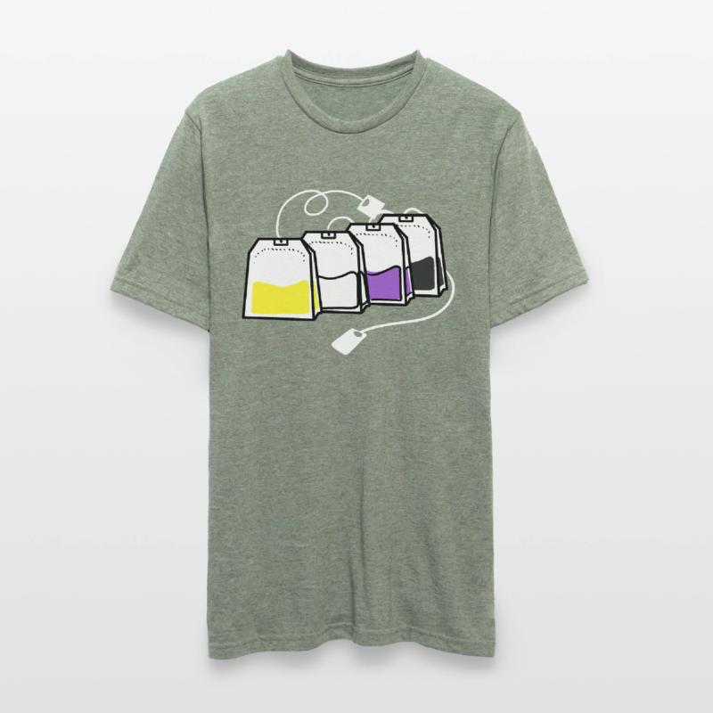 Nonbinary Pride Teebeutel Nonbinary Pride Unisex Polycotton T-Shirt