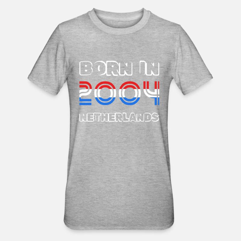Pays-Bas 2004 - T-shirt polycoton Unisexe - gris chiné