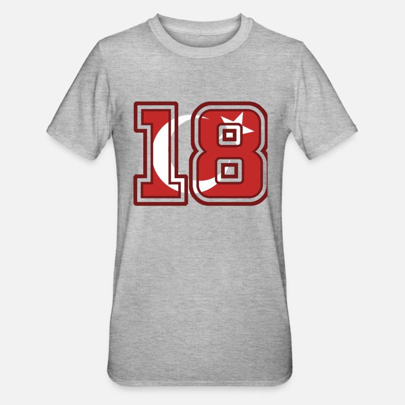 Çankırı - T-shirt polycoton Unisexe - gris chiné
