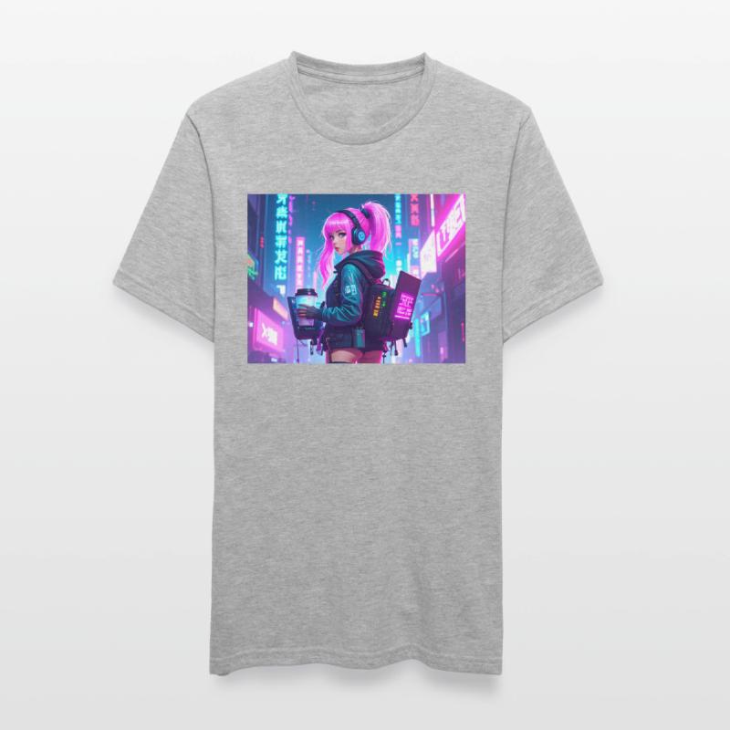 Cyber DJ Coder – Beats, Bytes & Blinks Unisex Polycotton T-Shirt