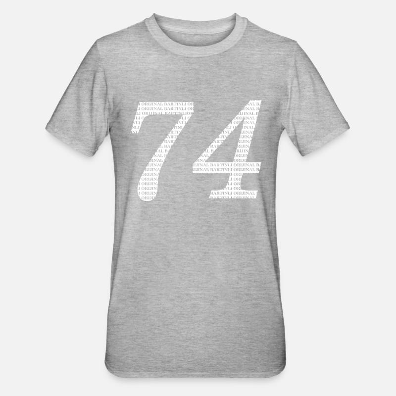 Bartın - T-shirt polycoton Unisexe - gris chiné