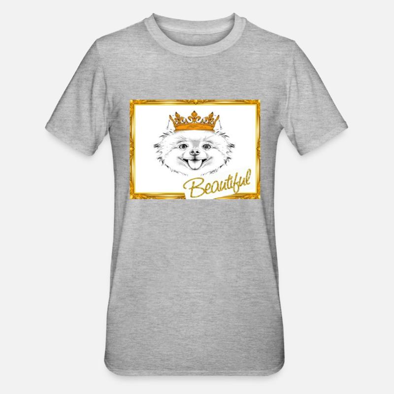 Beauté, T-shirt, Pull, Accessoires - T-shirt polycoton Unisexe - gris chiné