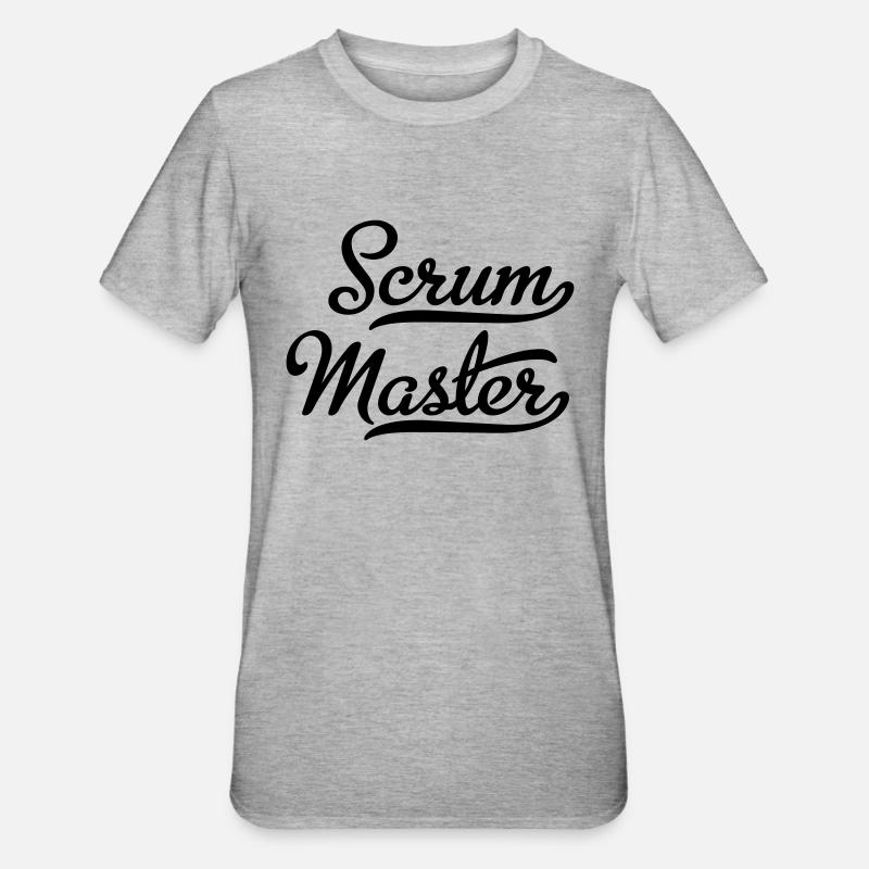Scrum Master - T-shirt polycoton Unisexe - gris chiné