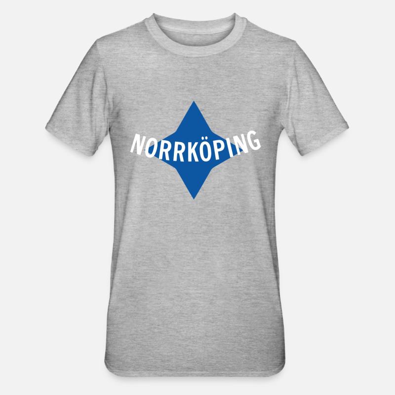 Norrköping - T-shirt polycoton Unisexe - gris chiné