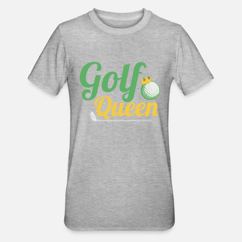 Golf Queen Par Tee Golfing - T-shirt polycoton Unisexe - gris chiné