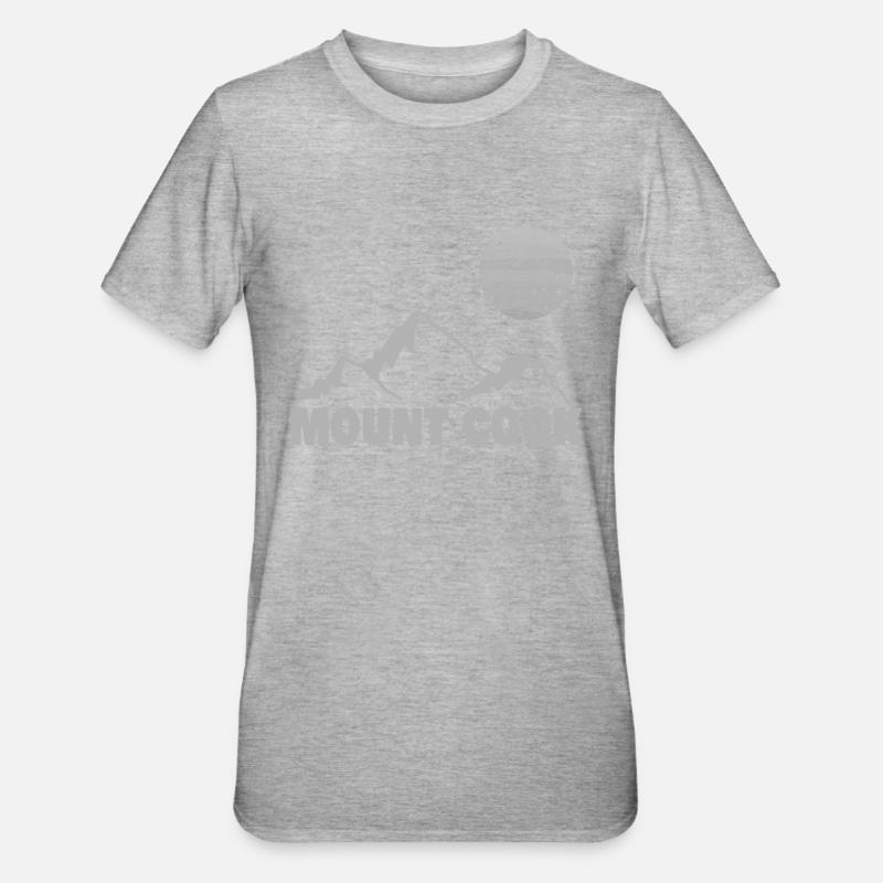 cuisiner que grimper - T-shirt polycoton Unisexe - gris chiné