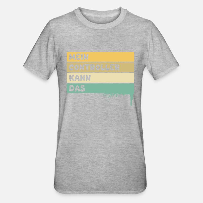 Gift for Controller - Unisex Polycotton T-Shirt - heather grey