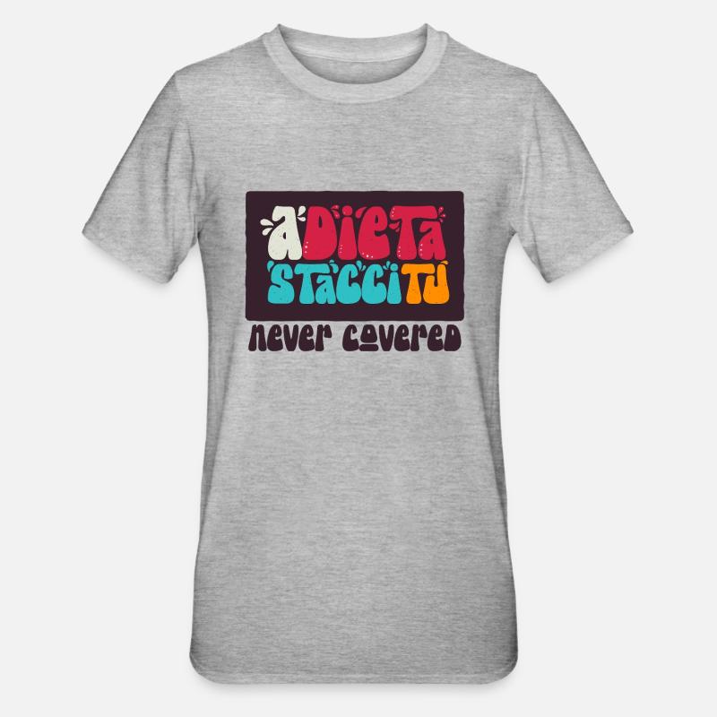 Le régime Stacci Tu - T-shirt polycoton Unisexe - gris chiné