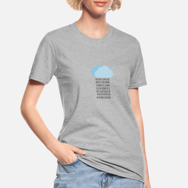 Cloud computing - Binary cloud Unisex Polycotton T-Shirt