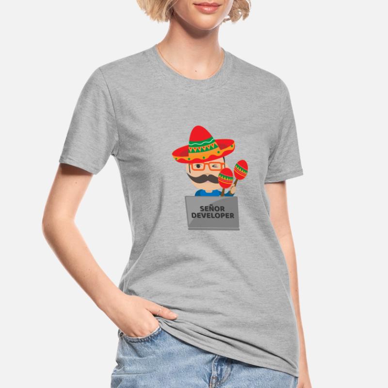 Señor Developer Senior Developer - Idée cadeau T-shirt polycoton Unisexe
