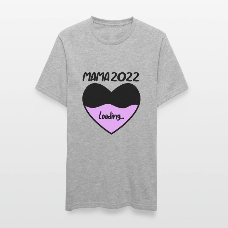 Mama 2022 - Werdende Mutter 2022 loading Unisex Polycotton T-Shirt