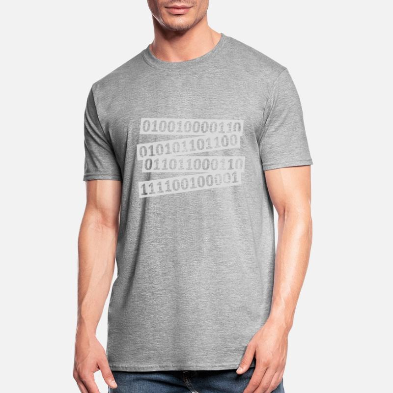 Langage de programme de code binaire T-shirt polycoton Unisexe