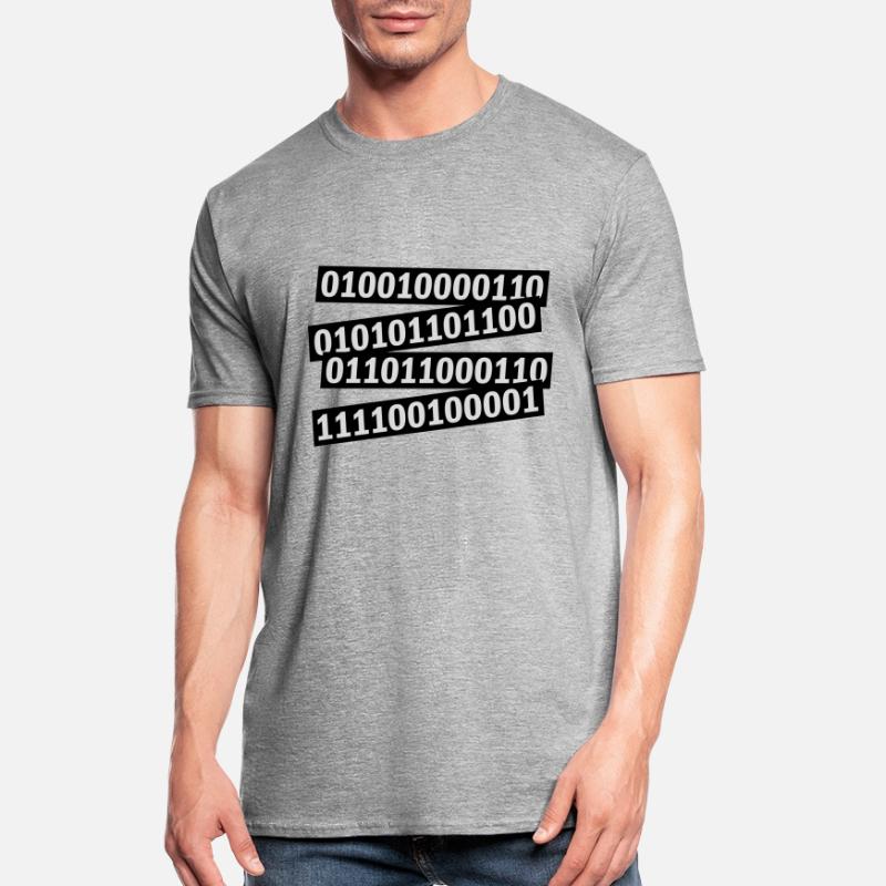 Binary Code Program Language Unisex Polycotton T-Shirt