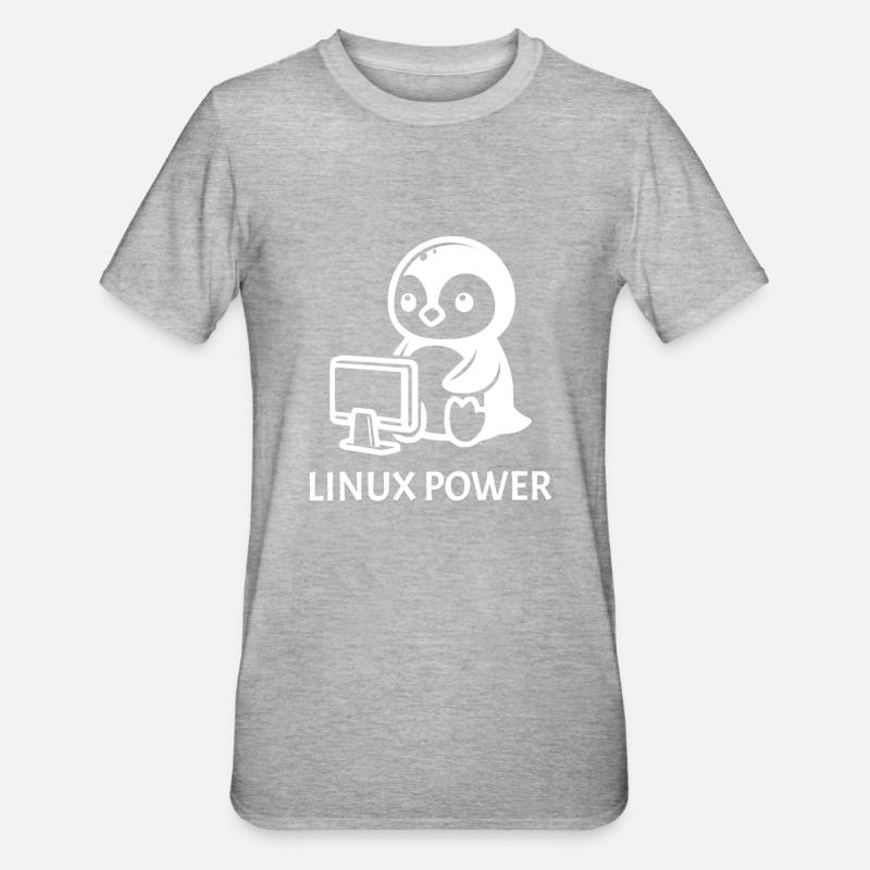 Puissance Linux - T-shirt polycoton Unisexe - undefined