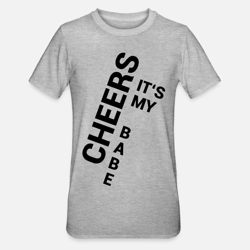 Mon bébé - T-shirt polycoton Unisexe - gris chiné