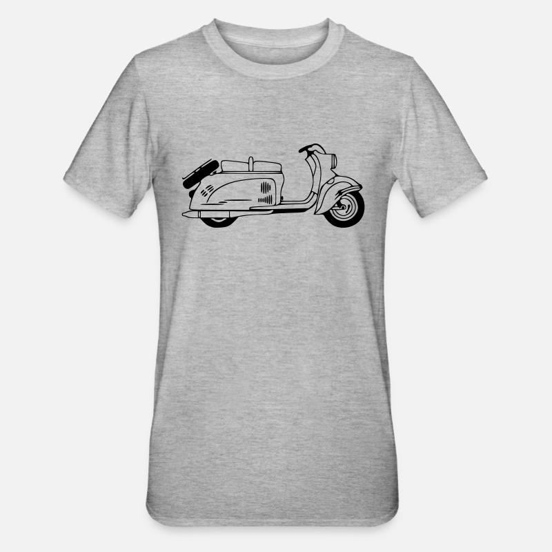 IWL Berliner Roller SR59 - Unisex Polycotton T-Shirt - Grau meliert