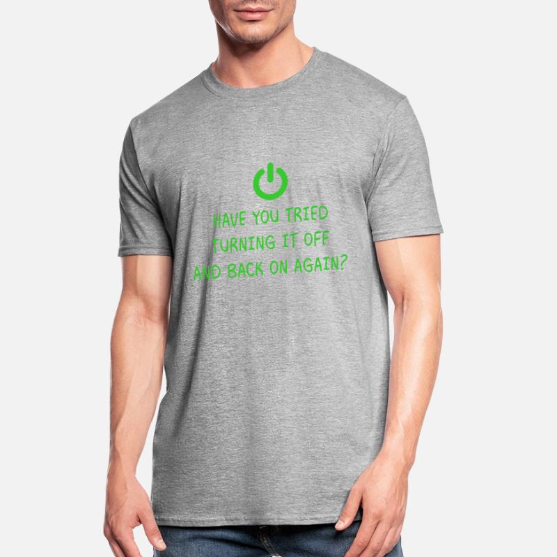 Turning it off Programming Computer Science Gift Unisex Polycotton T-Shirt