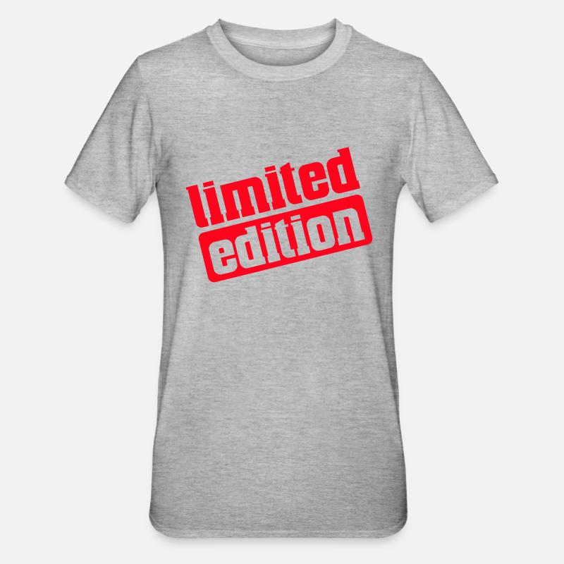 Édition limitée - T-shirt polycoton Unisexe - gris chiné