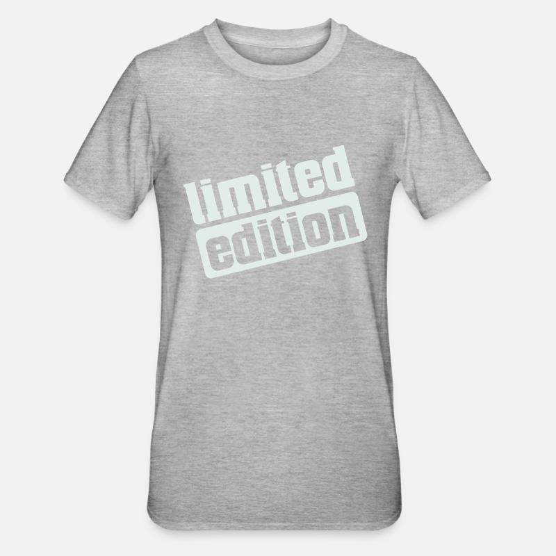 Édition limitée - T-shirt polycoton Unisexe - gris chiné