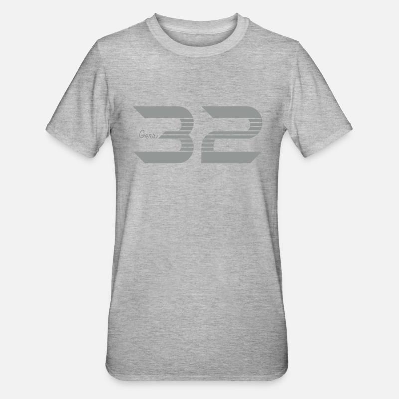 Midi Pyrénées Gers 32 - T-shirt polycoton Unisexe - gris chiné
