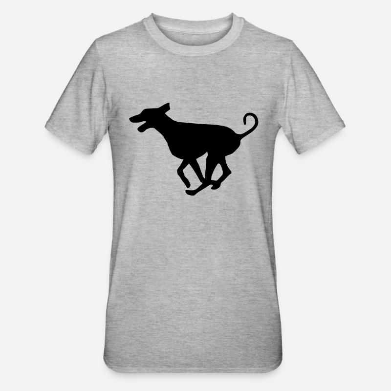 dobermann - Unisex Polycotton T-Shirt - Grau meliert