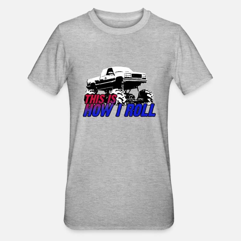 THIS IS HOW I ROLL - Unisex Polycotton T-Shirt - heather grey