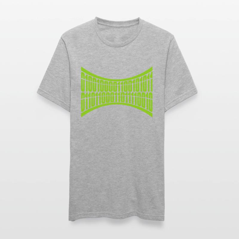 Langage de programme de code binaire T-shirt polycoton Unisexe