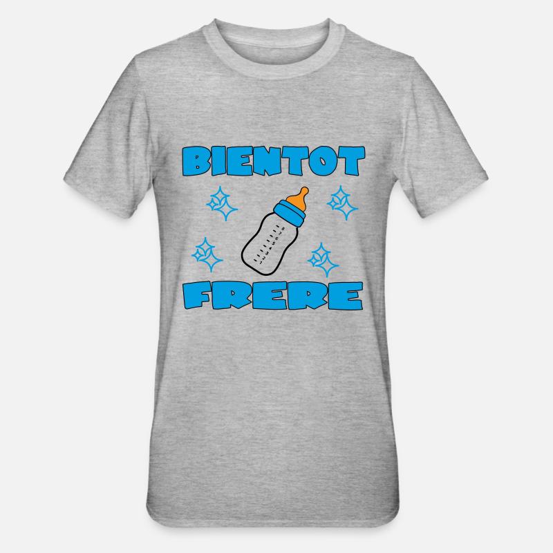 BALD BRÜDER - Unisex Polycotton T-Shirt - Grau meliert