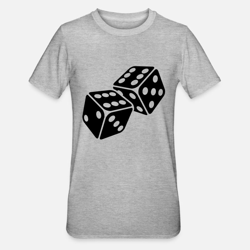 Cube 6er Pasch - six Pasch - T-shirt polycoton Unisexe - gris chiné