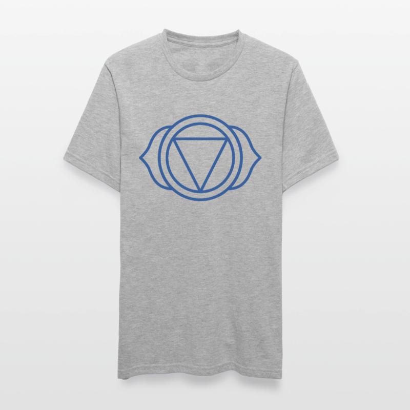 BEWUSSTSEIN-INTUITION | 6. Ajna-Chakra oder Drittes Auge Unisex Polycotton T-Shirt