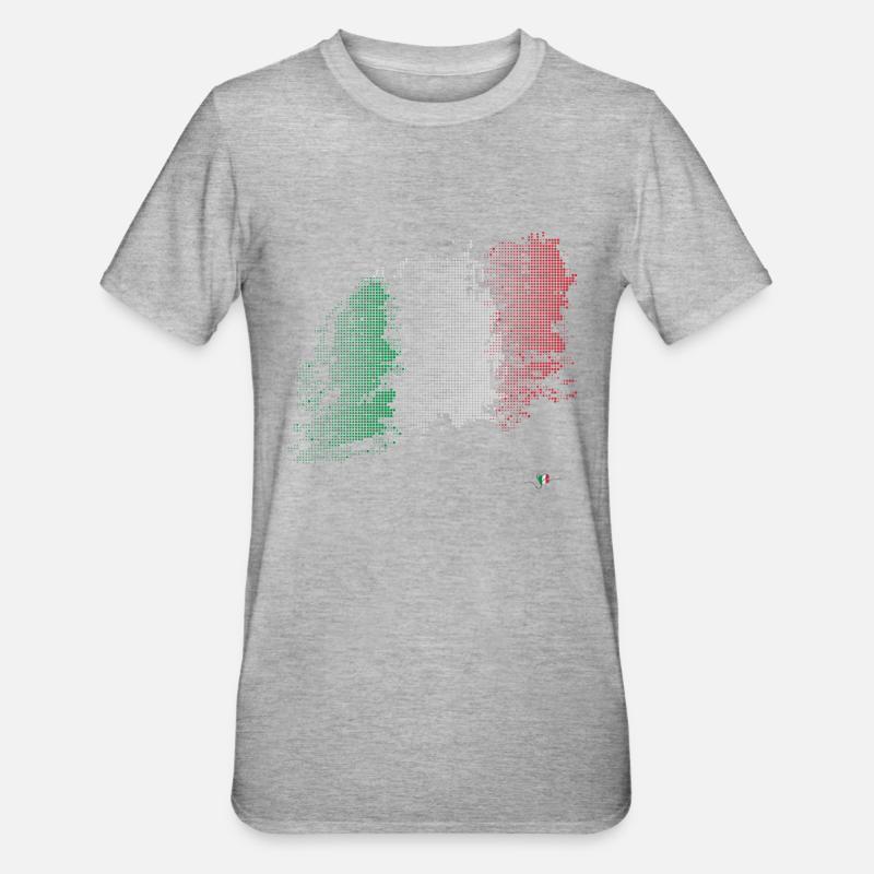 Flag 3 couleurs - T-shirt polycoton Unisexe - gris chiné