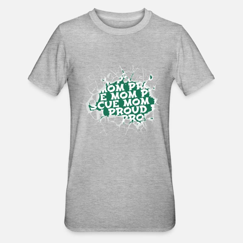 cool idée présente droits des animaux activisme blagues - T-shirt polycoton Unisexe - gris chiné