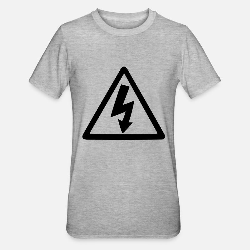 Blitz - Unisex Polycotton T-Shirt - Grau meliert