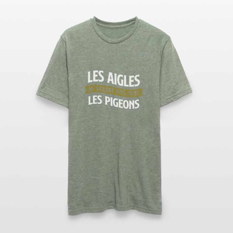 Les aigles et les pigeons T-shirt polycoton Unisexe