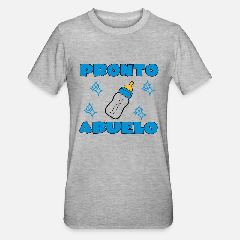 Pronto abuelo - T-shirt polycoton Unisexe - gris chiné
