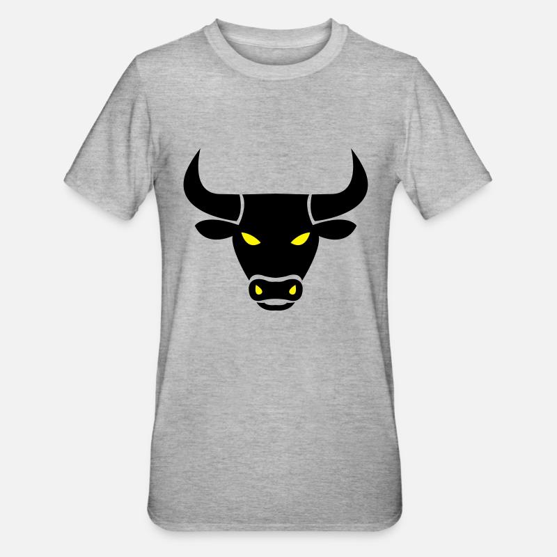 stier_002 - T-shirt polycoton Unisexe - gris chiné