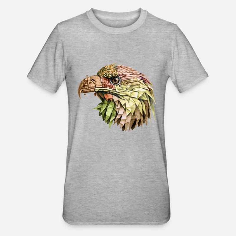 eagle eagle - Unisex Polycotton T-Shirt - heather grey