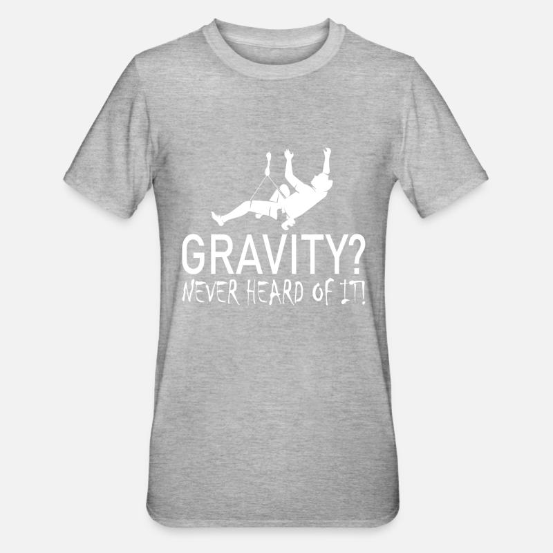 Escalade de bloc - T-shirt polycoton Unisexe - gris chiné